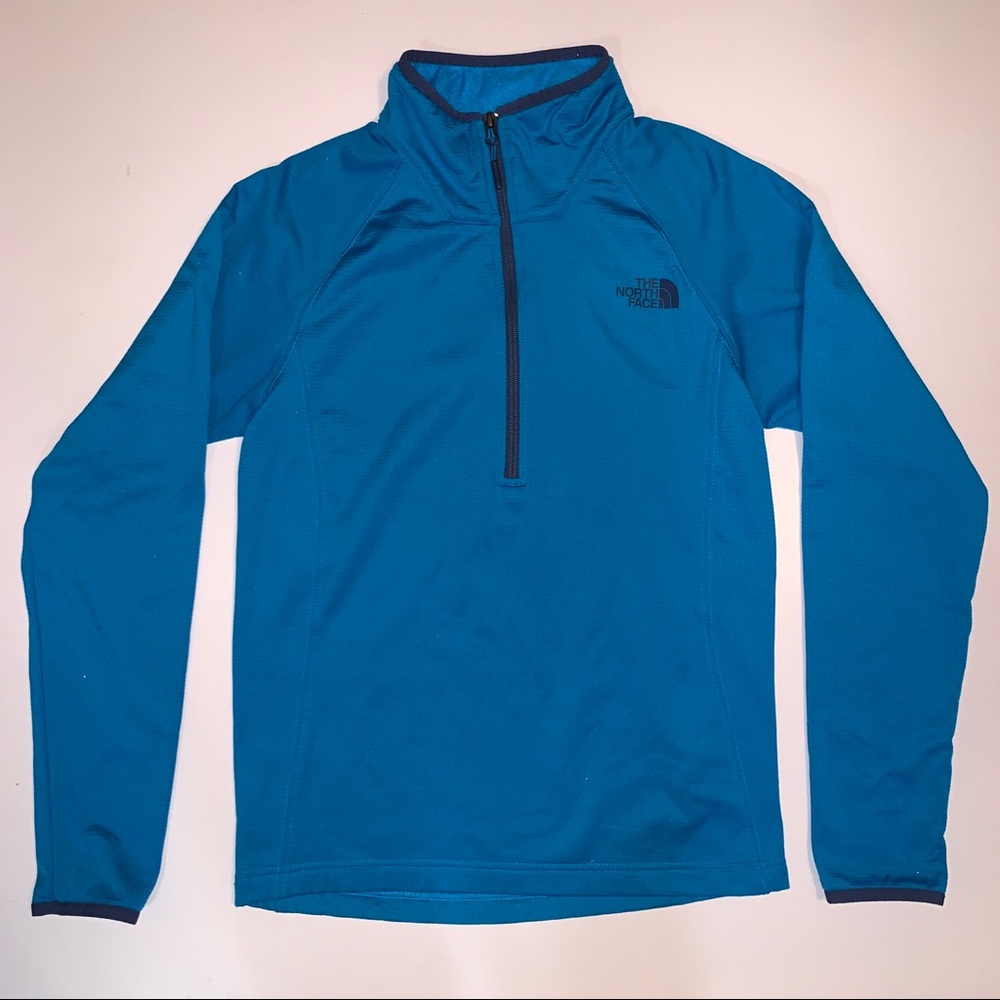 The North Face Blue Mens Half Zip Sweater
.